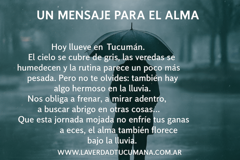 UN MENSAJE PARA EL ALMA — Miércoles 24 de julio