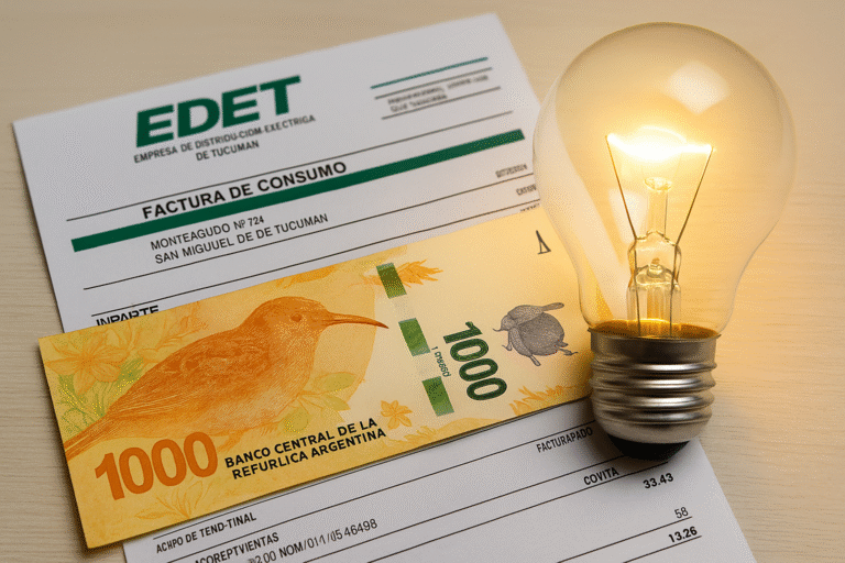 EDET lanza plan especial: pagás solo el 30 % y podés diferir el resto