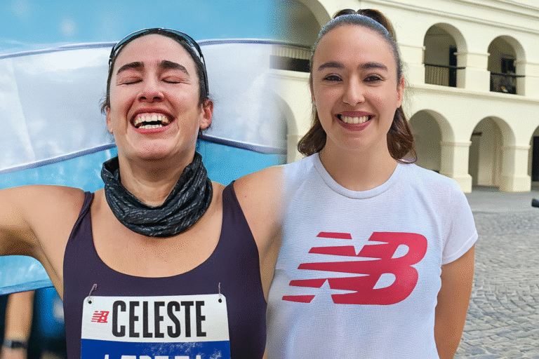 “Celeste Ivetich, tucumana que clasificó en una carrera salteña, cumplió el sueño de correr la Maratón de Nueva York.”