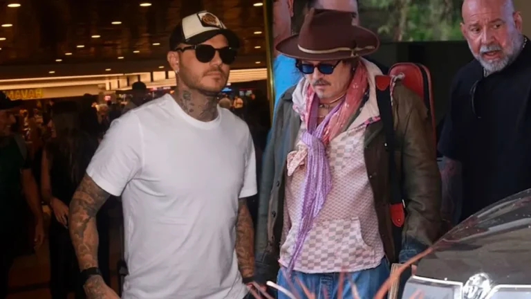 Johnny Depp aterrizó en Buenos Aires y crecen las especulaciones sobre un cruce con Mauro Icardi