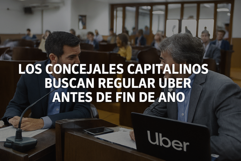 Debate en la capital: buscan aprobar ordenanza sobre Uber antes de diciembre