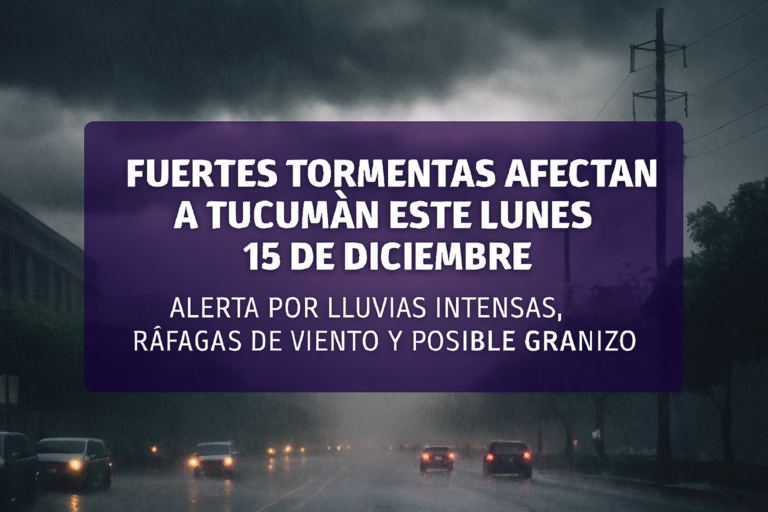 🌦️ Informe del Clima – Tucumán