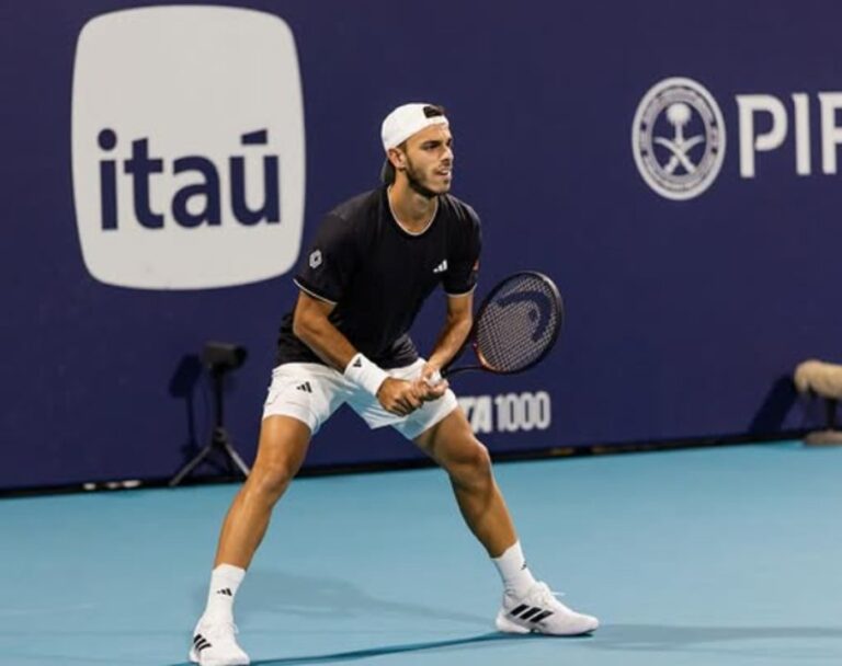 Francisco Cerúndolo no pudo con Alexander Zverev y cayó en cuartos de final de Miami