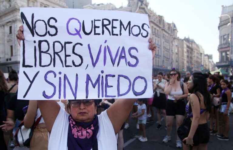 En 2025, se registraron 262 víctimas fatales de violencia de género en Argentina