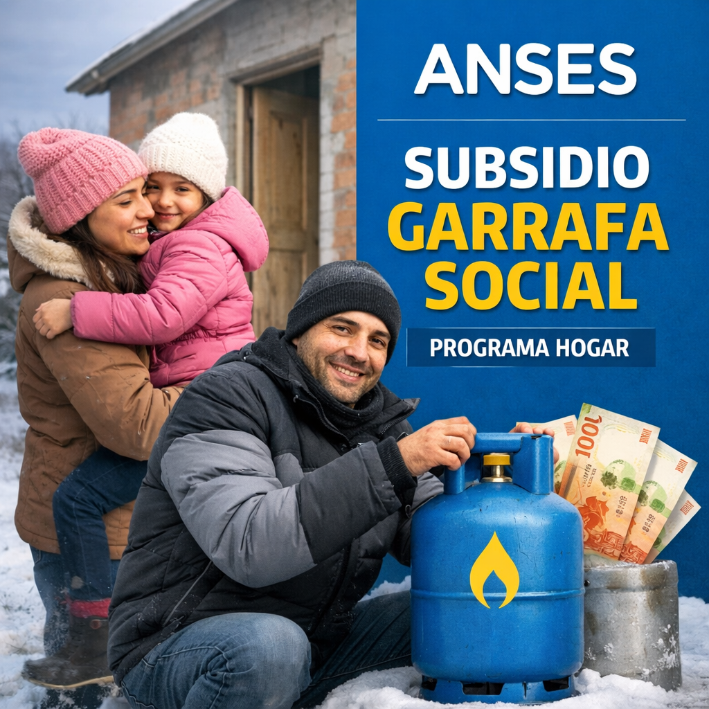 Garrafa social: cómo inscribirse al nuevo subsidio de Anses y Energía