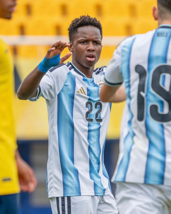 “Kiki” Ramos marcó en su debut y Argentina Sub-17 igualó 1-1 con Ecuador