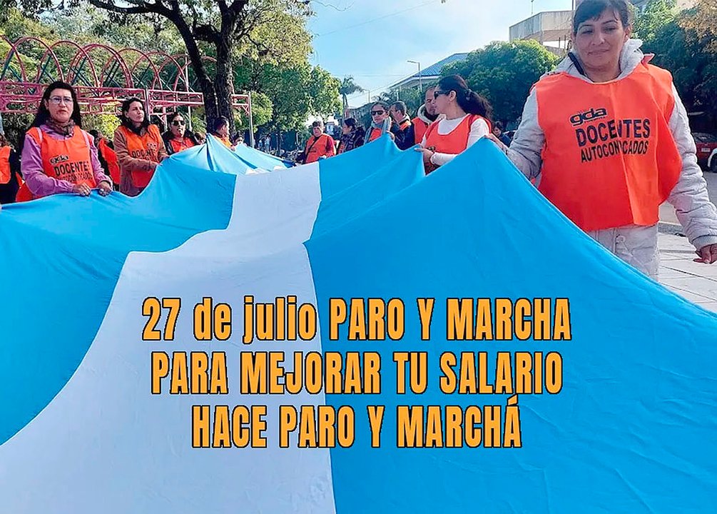 Insfrán abrió el segundo semestre con un paro y docentes que cobran $1 millón