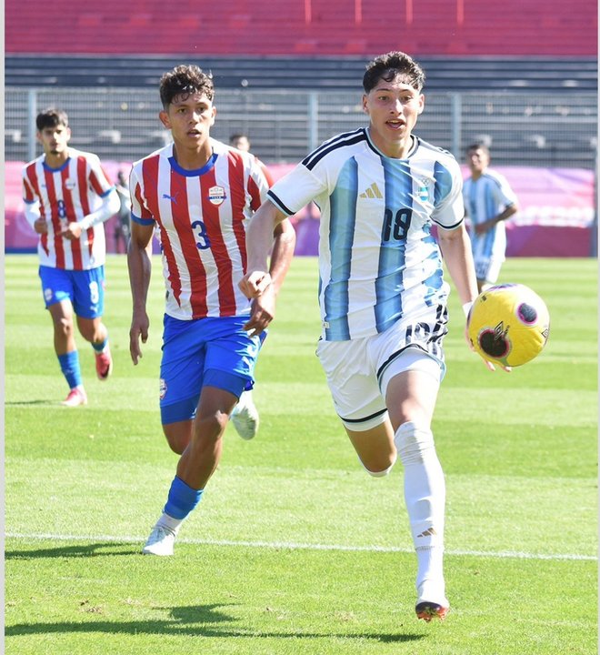 Argentina Sub-19 ganó la medalla de plata en fútbol tras perder por penales ante Paraguay