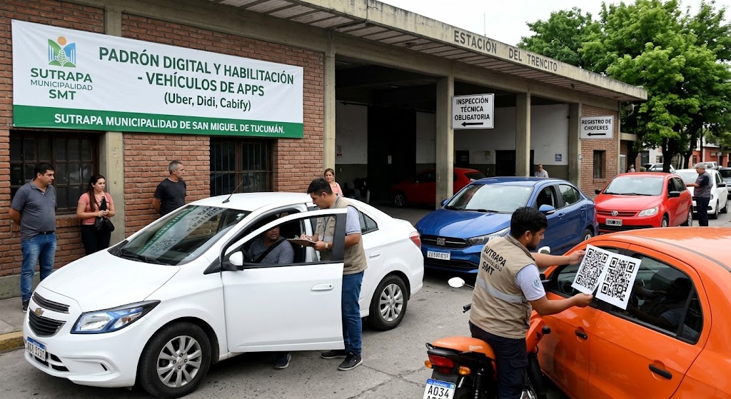 Padrón digital e inspección: avanza el proceso de regulación para el transporte por aplicaciones