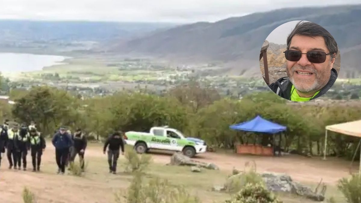 Refuerzan la búsqueda del montañista en el cerro Ñuñorco con un campamento de altura y apoyo aéreo