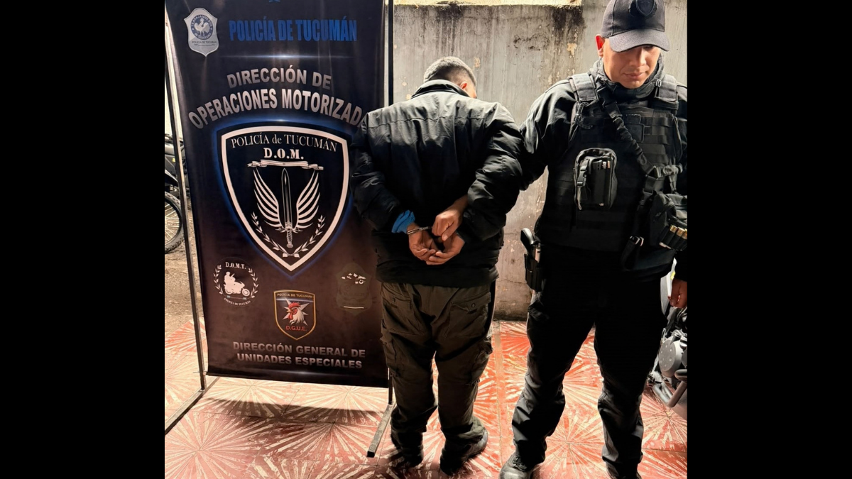 Detienen a “El Gordo Lucas” por el arrebato de un celular