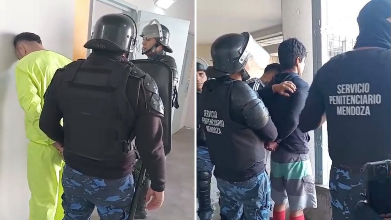 Trasladaron a los presos que tomaron de rehén a un penitenciario en una cárcel de Mendoza