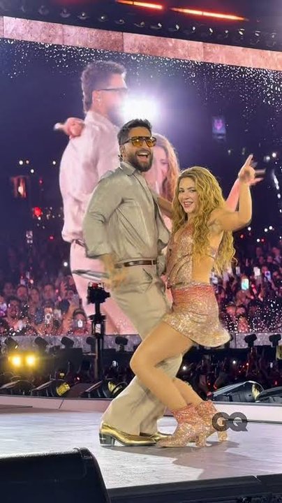Shakira y Maluma compartieron escenario en Madrid para cantar su nueva colaboración