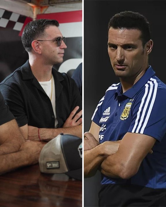 “Dibu” Martínez desafió al DT de la Selección: “Le corro a Scaloni”